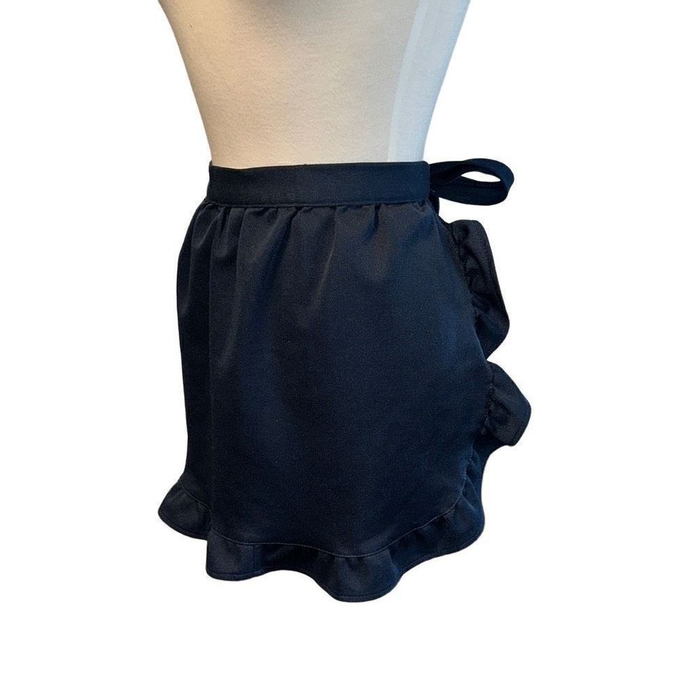 Vintage apron sexy ruffle throwback mcm retro